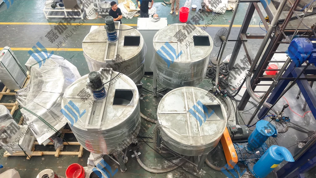 material storage silos for automatic feed dosing system