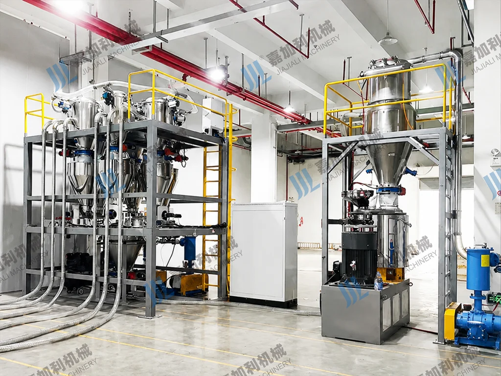 Automatic dosing system with twin-screw loss-in-weight feeders