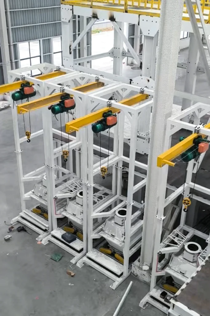 bulk bag unloader for plastic powder